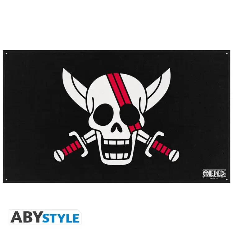 ABYstyle - ONE PIECE - Flag 70X120cm - Red hair Pirates