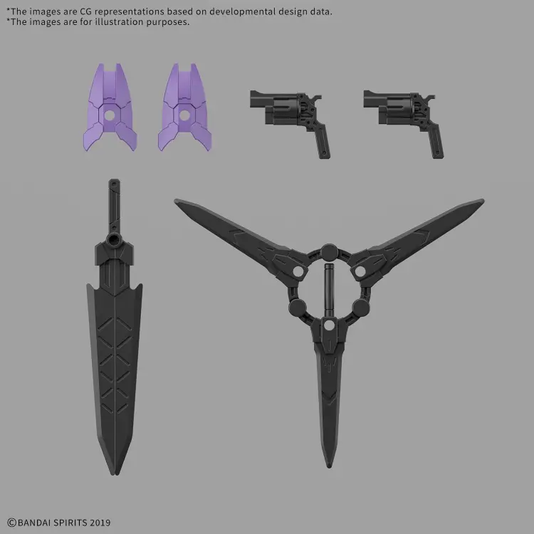 Bandai Model Kit - 30MM - 1/144 EXM-X20B Levinix (Type-B) - Model Kit