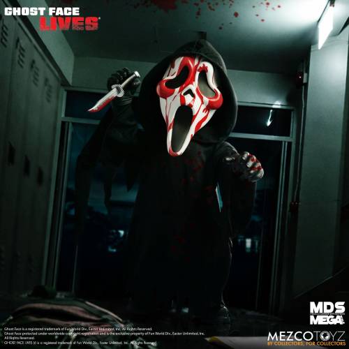Mezco Toys - SCREAM - Bloody Ghost Face - MDS Mega Scale Talking Doll 37cm