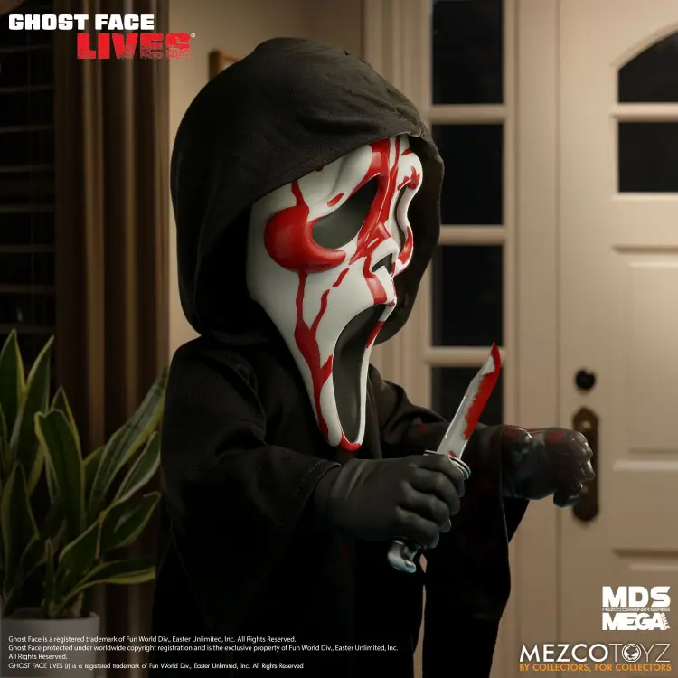 Mezco Toys - SCREAM - Bloody Ghost Face - MDS Mega Scale Talking Doll 37cm