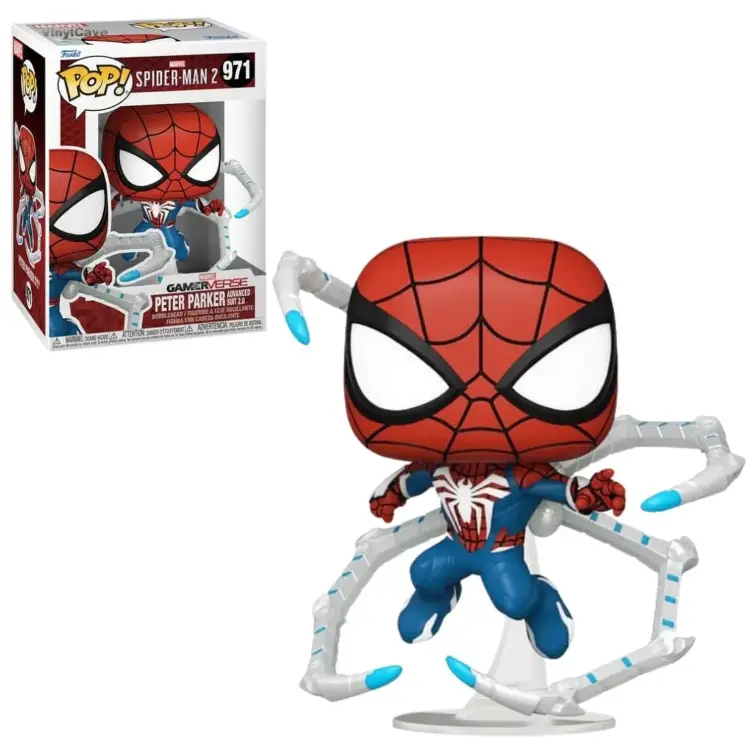 Funko POP! Marvel: Spider-Man 2 - Peter Parker (Advanced Suit 2.0) #971