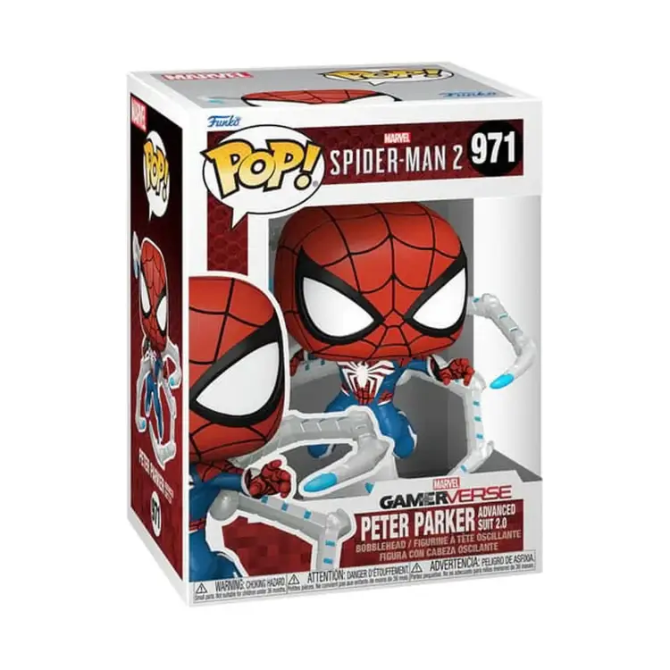 Funko POP! Marvel: Spider-Man 2 - Peter Parker (Advanced Suit 2.0) #971