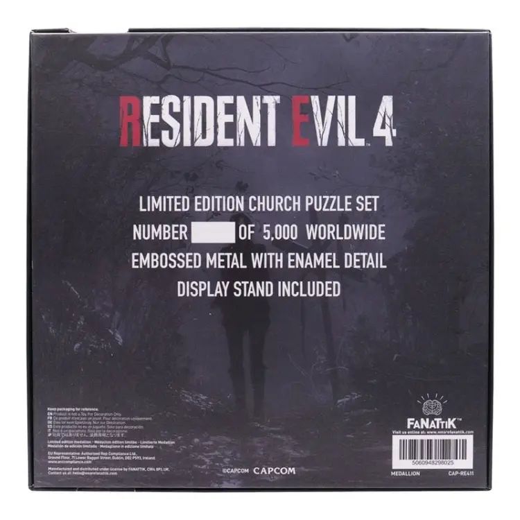 Fanattik - RESIDENT EVIL 4 - Church Puzzle - Limited Edition Medaillon Set