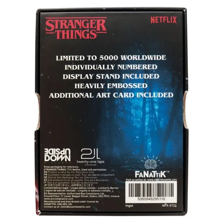 Fanattik - STRANGER THINGS - Vecna Lives - Limited Edition Ingot