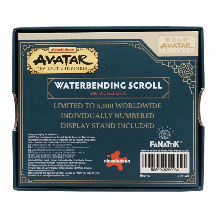 Fanattik - AVATAR - Waterbending Scroll - Replica Limited Edition
