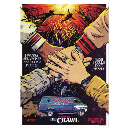 Fanattik - STRANGERS THINGS - The Crawl - Art Print - Limited Edition