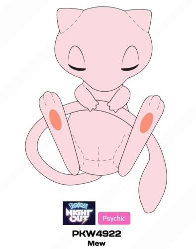 Jazware - POKEMON - 18'' Plush - Mew SLEEPING