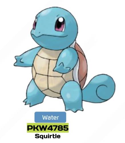Jazware - POKEMON - Squirtle W18 - Plush 30cm
