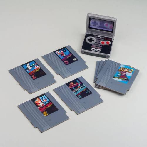 Paladone - NINTENDO - NES - Cartridge - Set of 8 Coasters