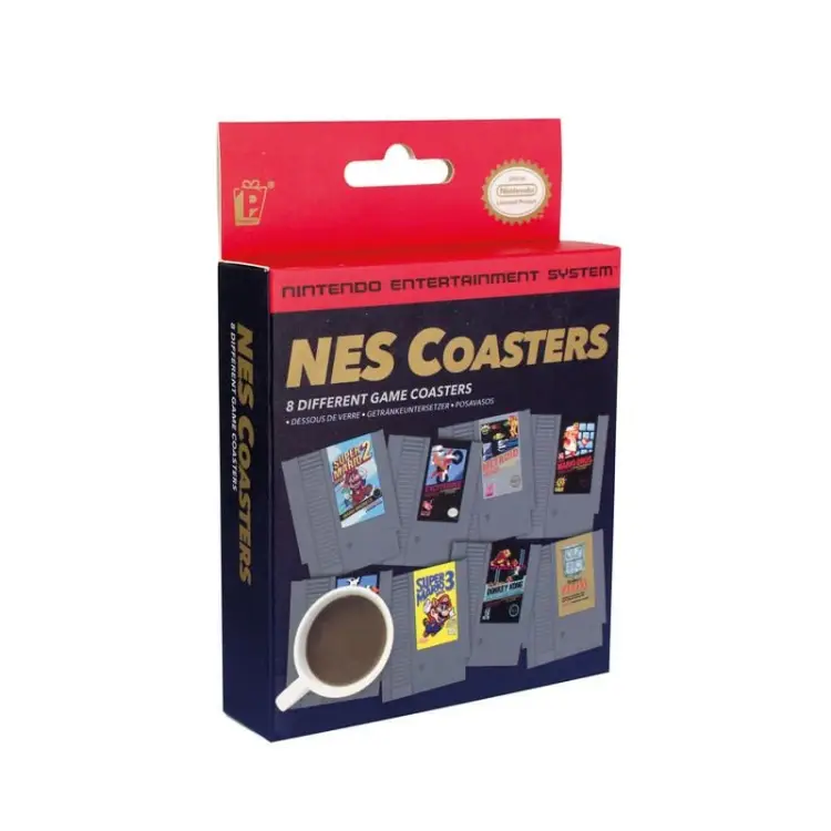 Paladone - NINTENDO - NES - Cartridge - Set of 8 Coasters