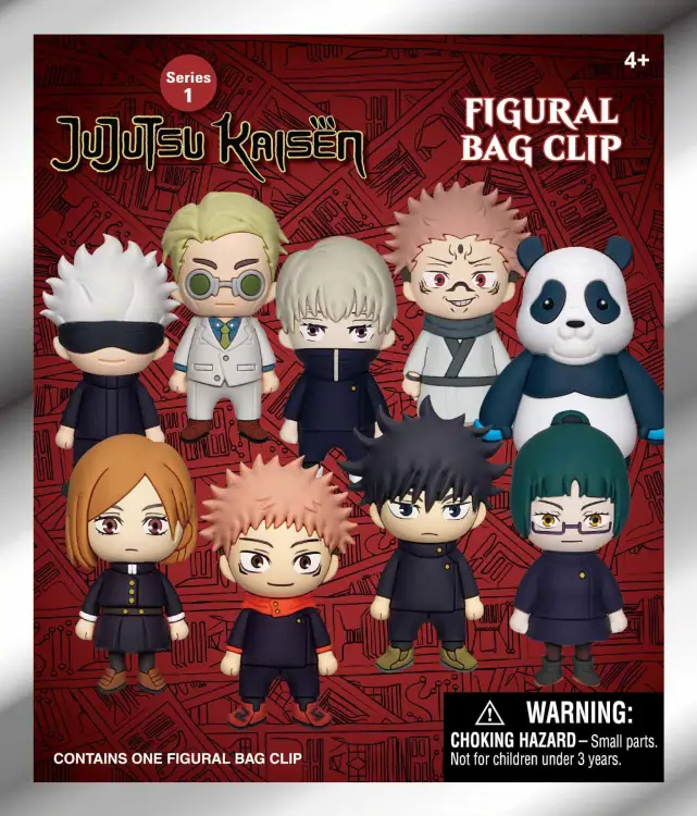 Monogram - JUJUTSU KAISEN - Series 1 - 3D Foam Bag Clip (Display 24 Pcs)