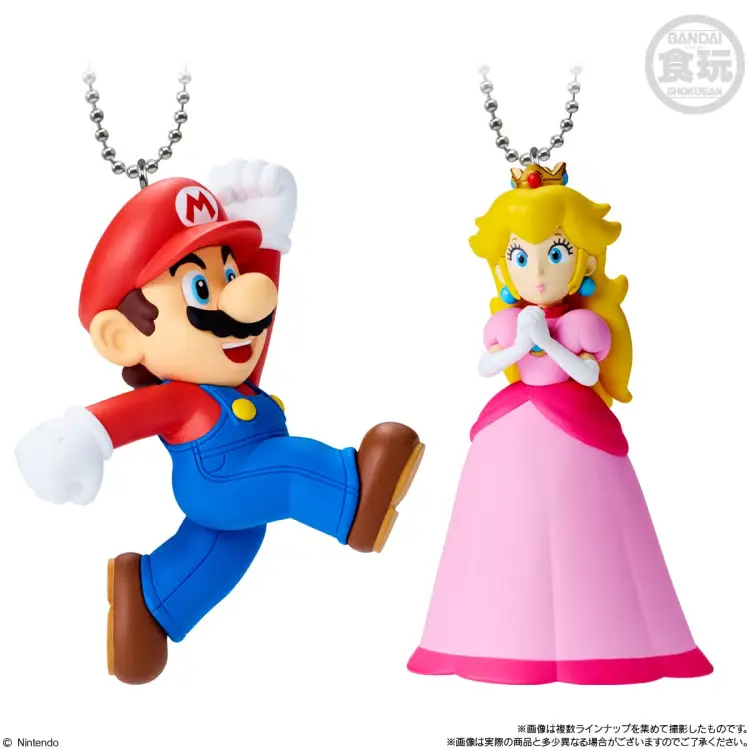 Banpresto - SUPER MARIO -Mascot charm collection w2 - Assortiments 10 Keychain 6cm