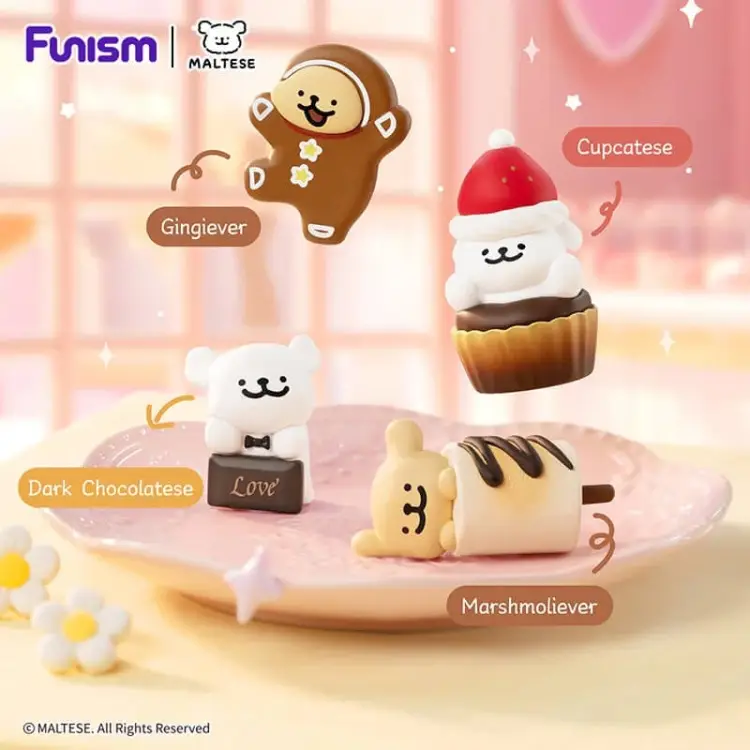 Funism - MALTESE - Sweet Box Series - Blind Box 6 Figure set