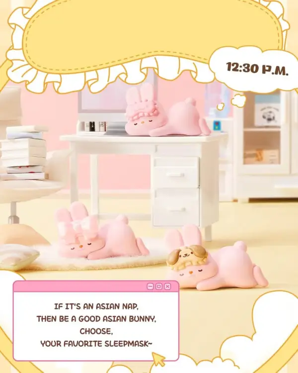 Funism - MOMO BUNNY - 24h Life Diary Series - Blind Box 4 Figure set