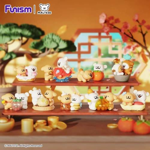 Funism - MALTESE - Lucky Paws Series - Blind Box 8 Figure set