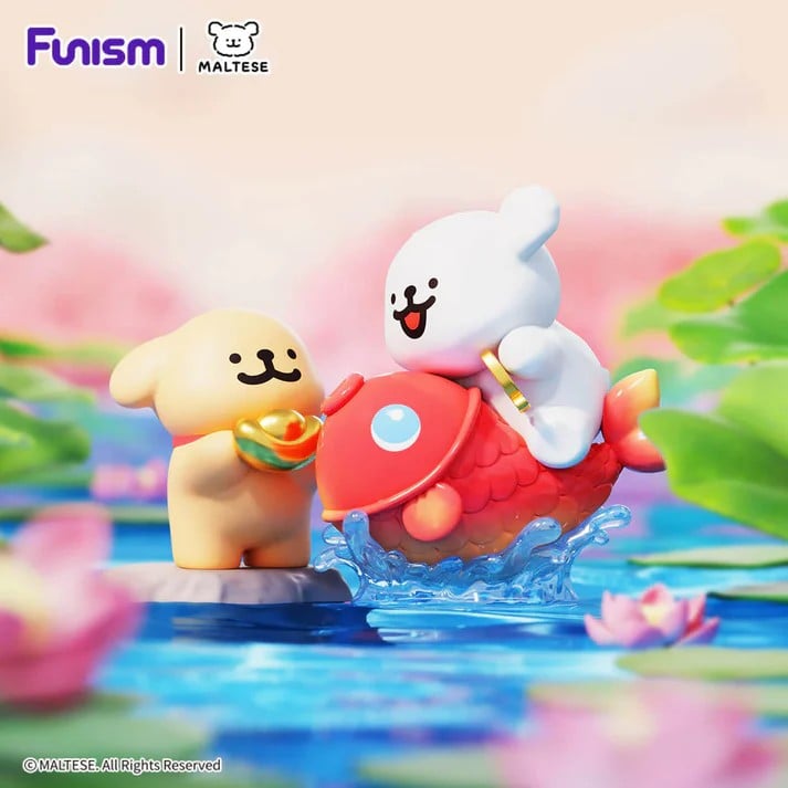 Funism - MALTESE - Lucky Paws Series - Blind Box 8 Figure set