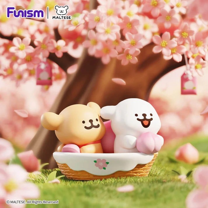 Funism - MALTESE - Lucky Paws Series - Blind Box 8 Figure set