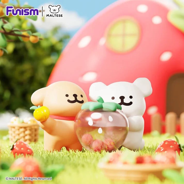 Funism - MALTESE - Lucky Paws Series - Blind Box 8 Figure set