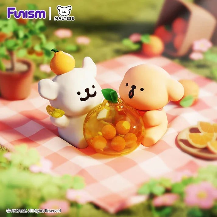 Funism - MALTESE - Lucky Paws Series - Blind Box 8 Figure set