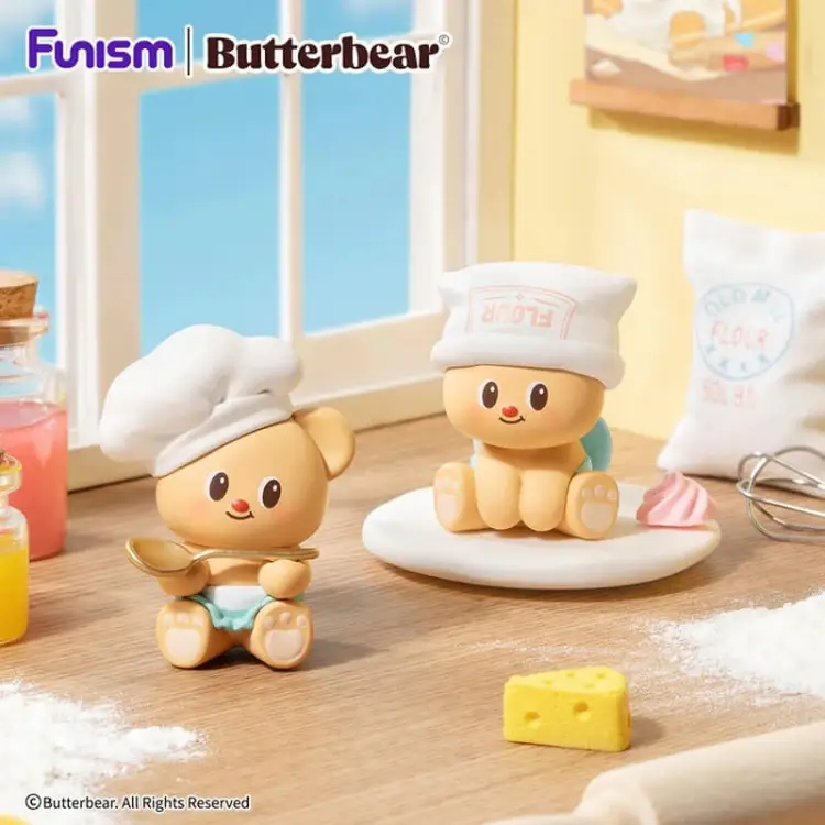 Funism - BUTTERBEAR - Baked with Love Series - Blind Box 6 Figure set