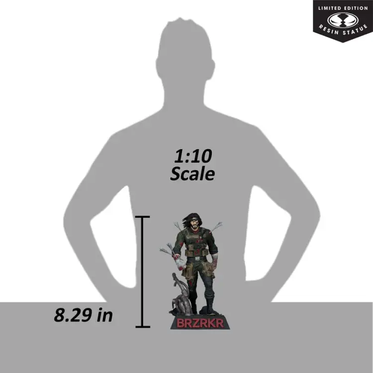 McFARLANE - Figurka BRZRKR 1/10 Statuetka Limitowana edycja 21 cm