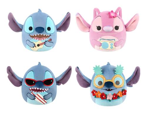 Jazware - SQUISHMALLOWS - Little Plush 8" Disney Stitch Assort. 6pcs