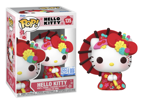 Funko - HELLO KITTY - POP Sanrio N° 135 - Hello Kitty en Kimono