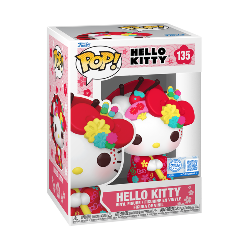 Funko - HELLO KITTY - POP Sanrio N° 135 - Hello Kitty en Kimono