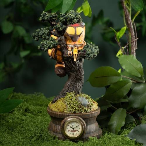 Benelic - MY NEIGHBOR TOTORO - Mei, Satsuki et Catbus - Diorama Clock