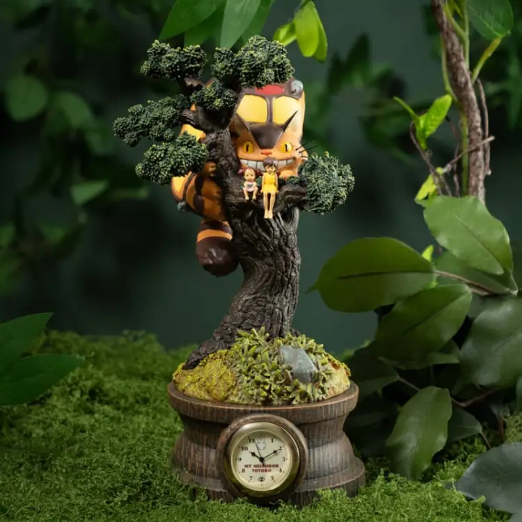 Benelic - MY NEIGHBOR TOTORO - Mei, Satsuki et Catbus - Diorama Clock