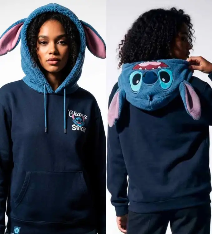 Cotton Division - LILO & STITCH - Stitch - Sherpa Hoodie (S)