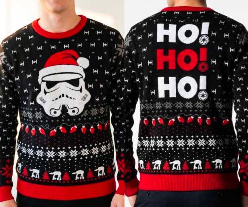 Cotton Division - STAR WARS - Stormtrooper "Ho! Ho! Ho!" - Men Christmas Sweaters (S)