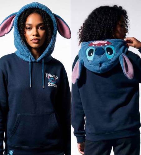 Cotton Division - LILO & STITCH - Stitch - Sherpa Hoodie (XL)