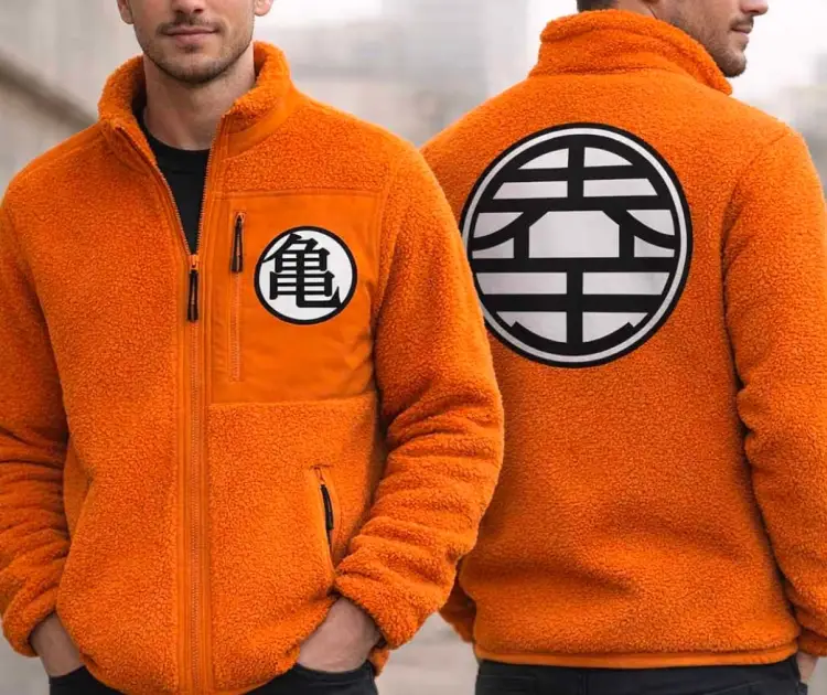 Cotton Division - DRAGON BALL Z - Symbol - Sherpa Jacket (XL)