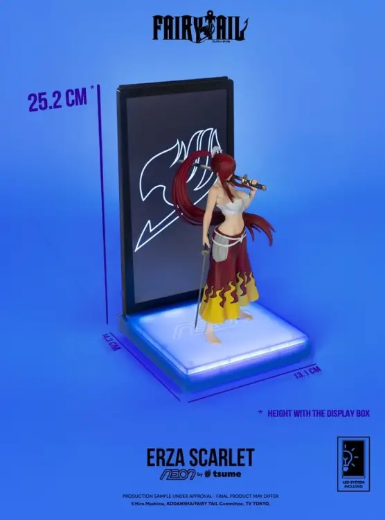 Tsume - FAIRY TAIL - Erza Scarlet - Figure Neon by Tsume 25cm