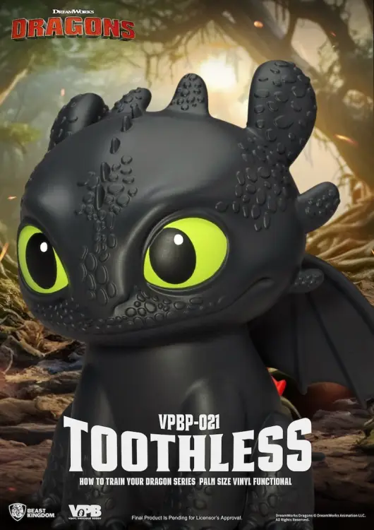 Beast Kingdom - DRAGON - Toothless - Bank Vinyl Figure 12cm
