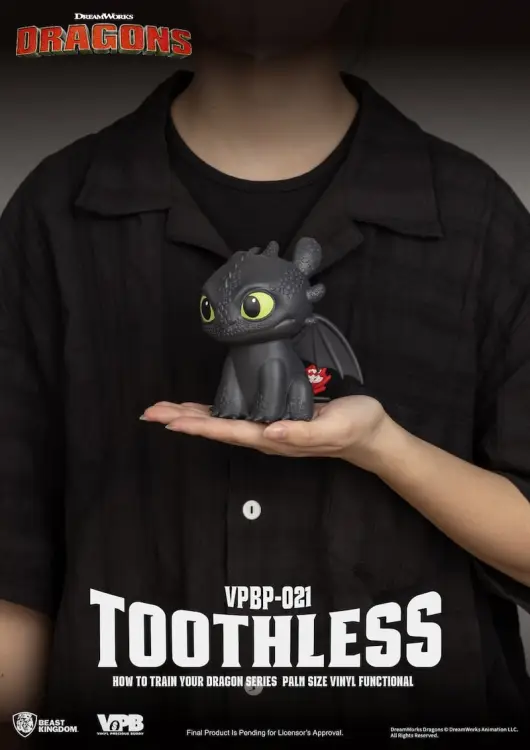 Beast Kingdom - DRAGON - Toothless - Bank Vinyl Figure 12cm