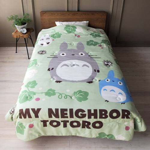 Benelic - MY NEIGHBOR TOTORO - Totoro Green Leaf - Natsu Comforter 218x183cm