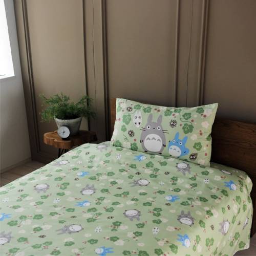 Benelic - MY NEIGHBOR TOTORO - Totoro Green Leaf - Natsu Bed Cover Set