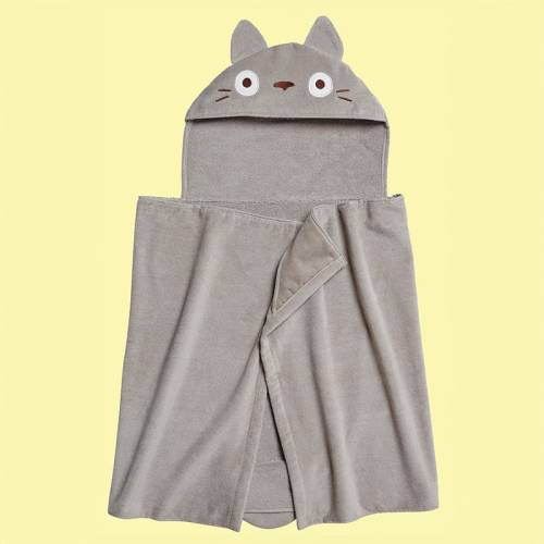 Benelic - MY NEIGHBOR TOTORO - Grey Totoro - Natsu Bath Cape 70x140cm