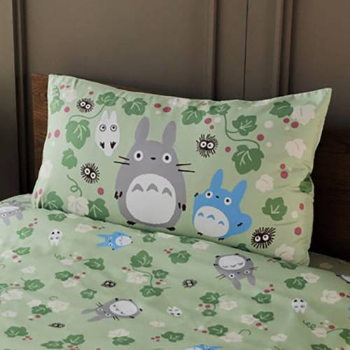 Benelic - MY NEIGHBOR TOTORO - Totoro Green Leaf - Natsu Cushion Cover 45x45cm