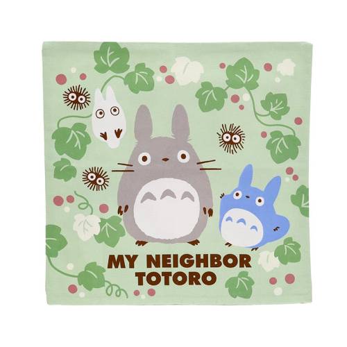 Benelic - MY NEIGHBOR TOTORO - Totoro Green Leaf - Natsu Cushion Cover 45x45cm