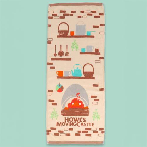 Benelic - HOWL'S MOVING CASTLE - Cook with calcifer - Natsu Towel 34x80cm