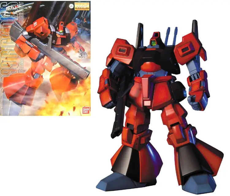Bandai Model Kit - GUNDAM - MG1/100 Rick Dias Quattoro Color (Red) - Model Kit