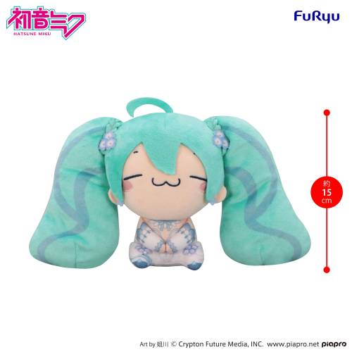 Furyu - HATSUNE MIKU - Nemophila B - Plush Toy Mochipico 15cm