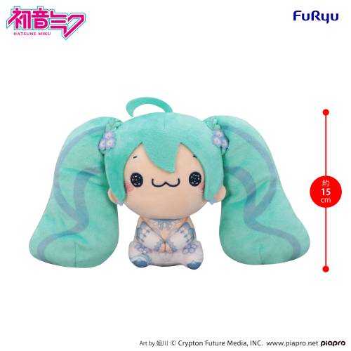 Furyu - HATSUNE MIKU - Nemophila A - Plush Toy Mochipico 15cm