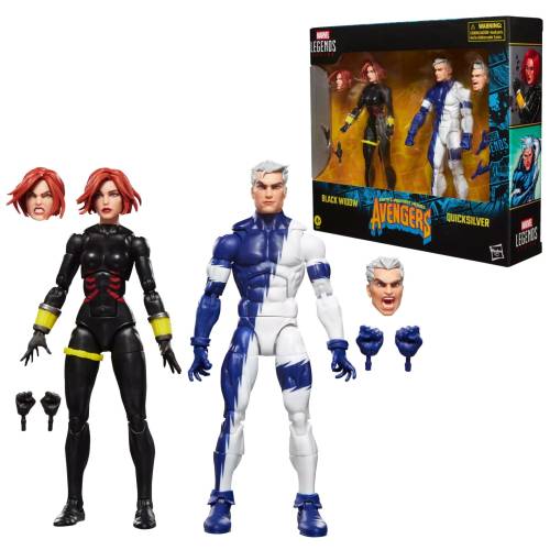 Hasbro - MARVEL - Black Widow & Quicksilver - Figure Legend Series 15cm