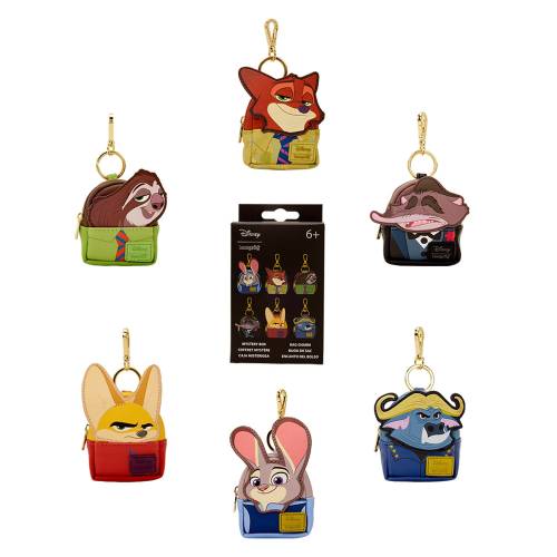 Loungefly - DISNEY - Zootopia - Mini Backpack Bag Charm Loungefly Mystery Box