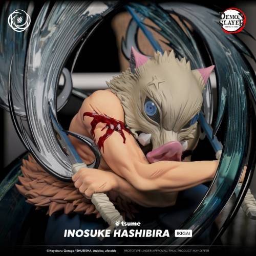 Tsume - DEMON SLAYER - Inosuke - Statue Ikigai 1/6 By Tsume 42cm