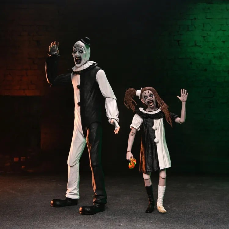 Neca - TERRIFIER 2 - Art the Clown & Little Pale Girl - Ultimate Figure 17cm